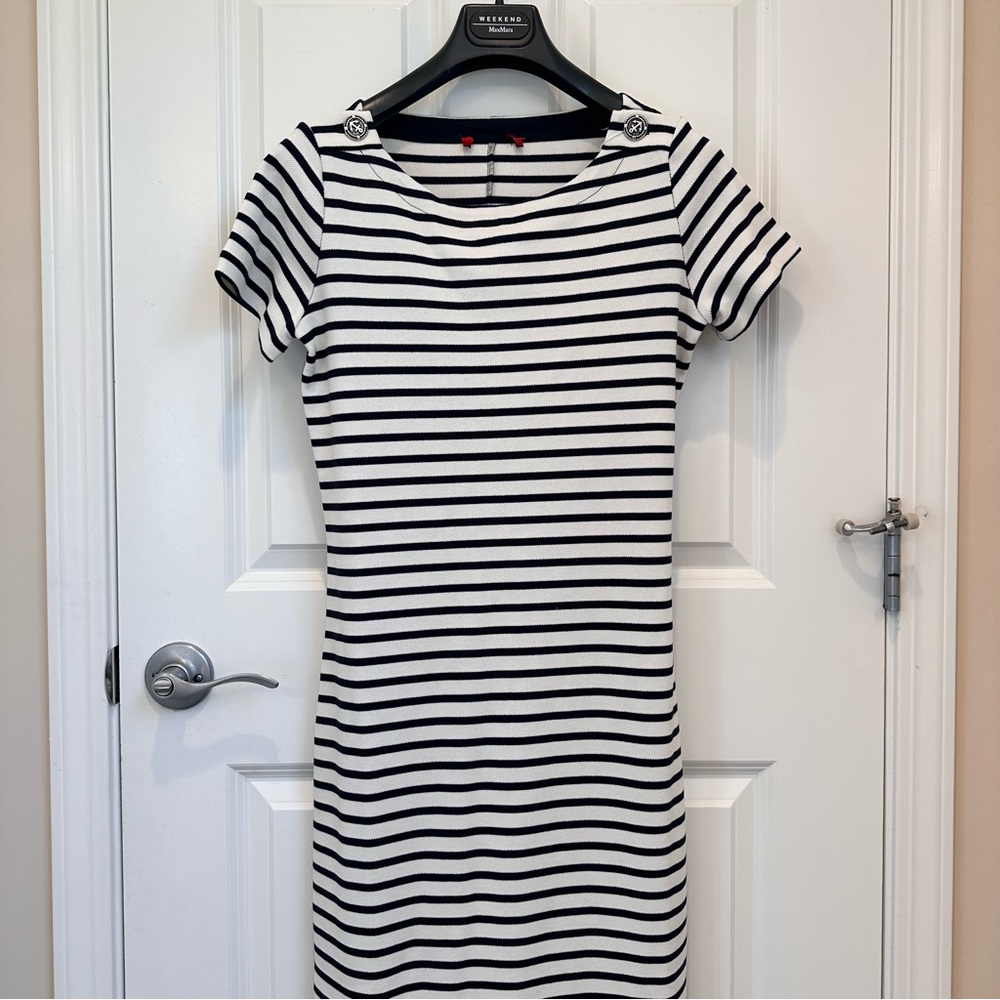 NWOT Max&Co. Label-cut Cotton Dress with Stripes Size: Small US4 Spring/Summer - Picture 5 of 14